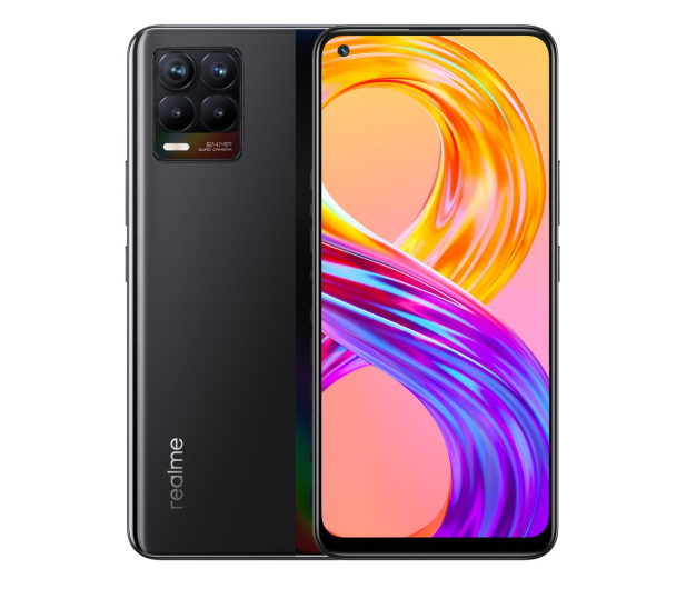 realme 8 4+64GB Cyber Black - 639774 - zdjęcie